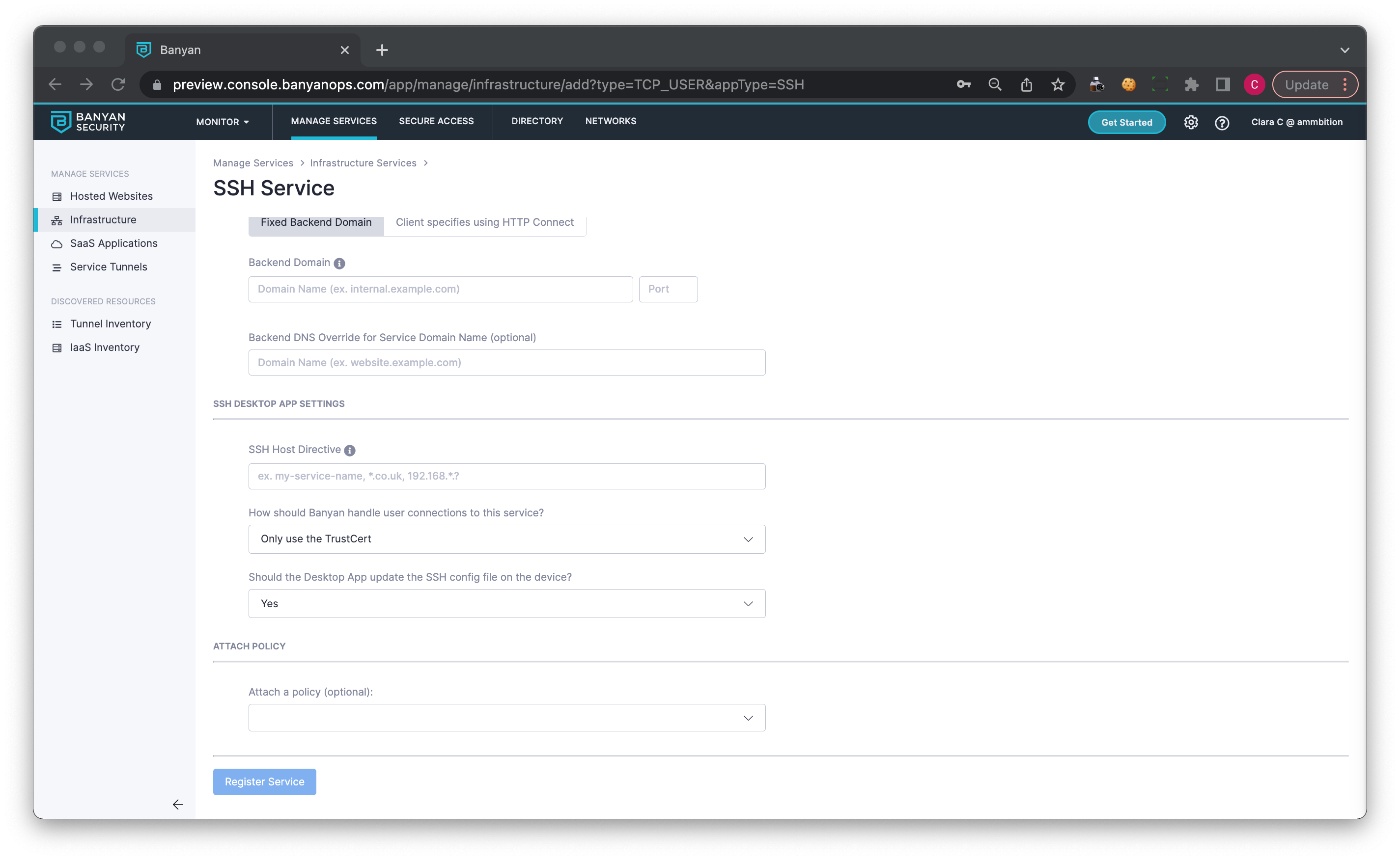 How to SSH into a TCP service through PuTTY – Banyan Security